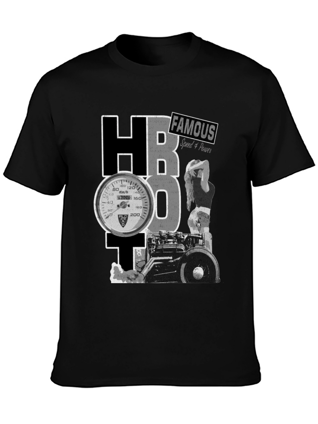 HBOT Speed & Power Graphic T-Shirt
