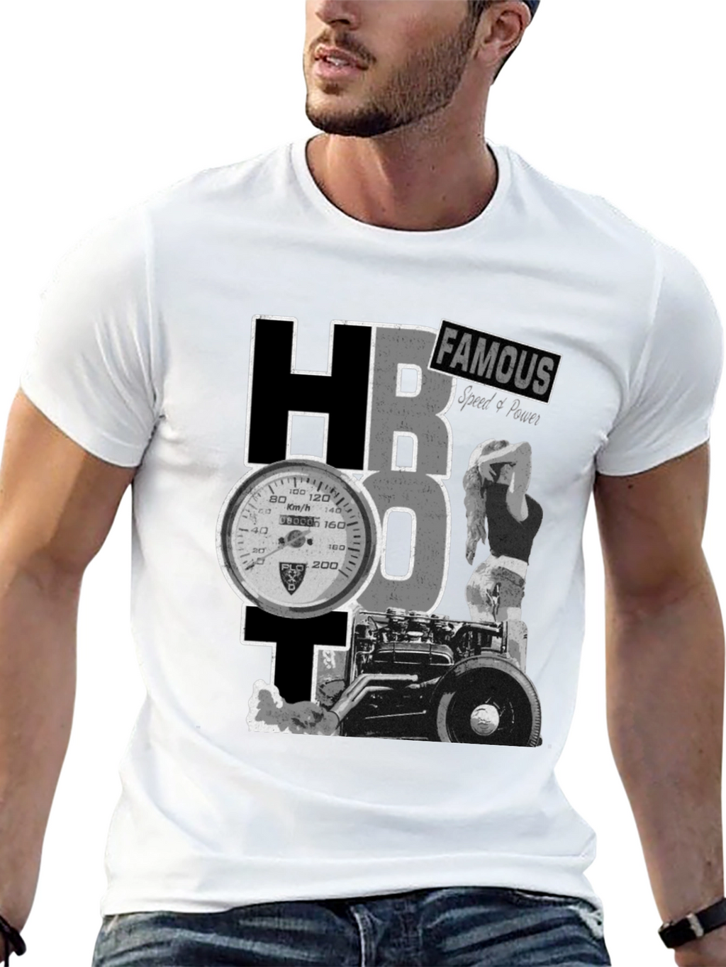 HBOT Speed & Power Graphic T-Shirt