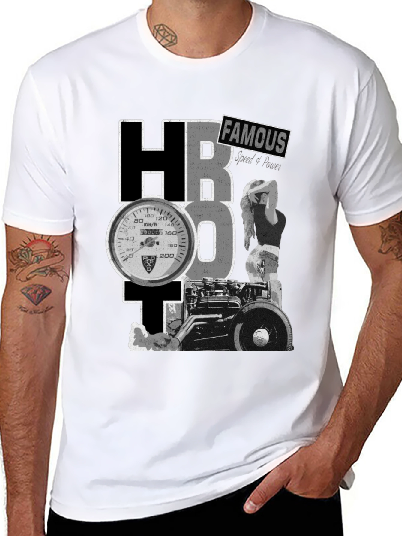HBOT Speed & Power Graphic T-Shirt