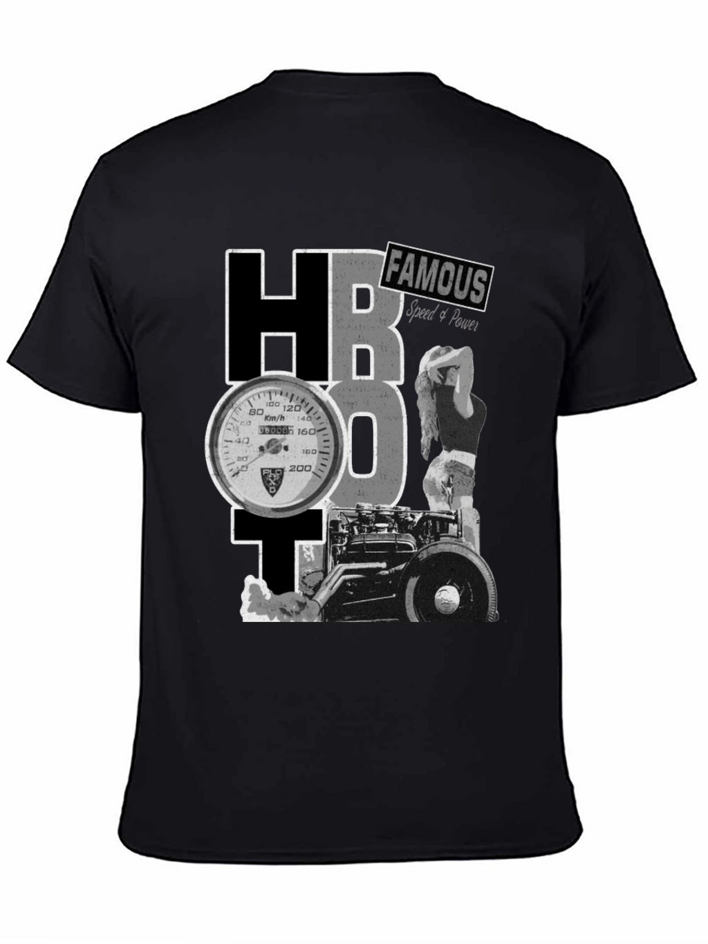 HBOT Speed & Power Graphic T-Shirt