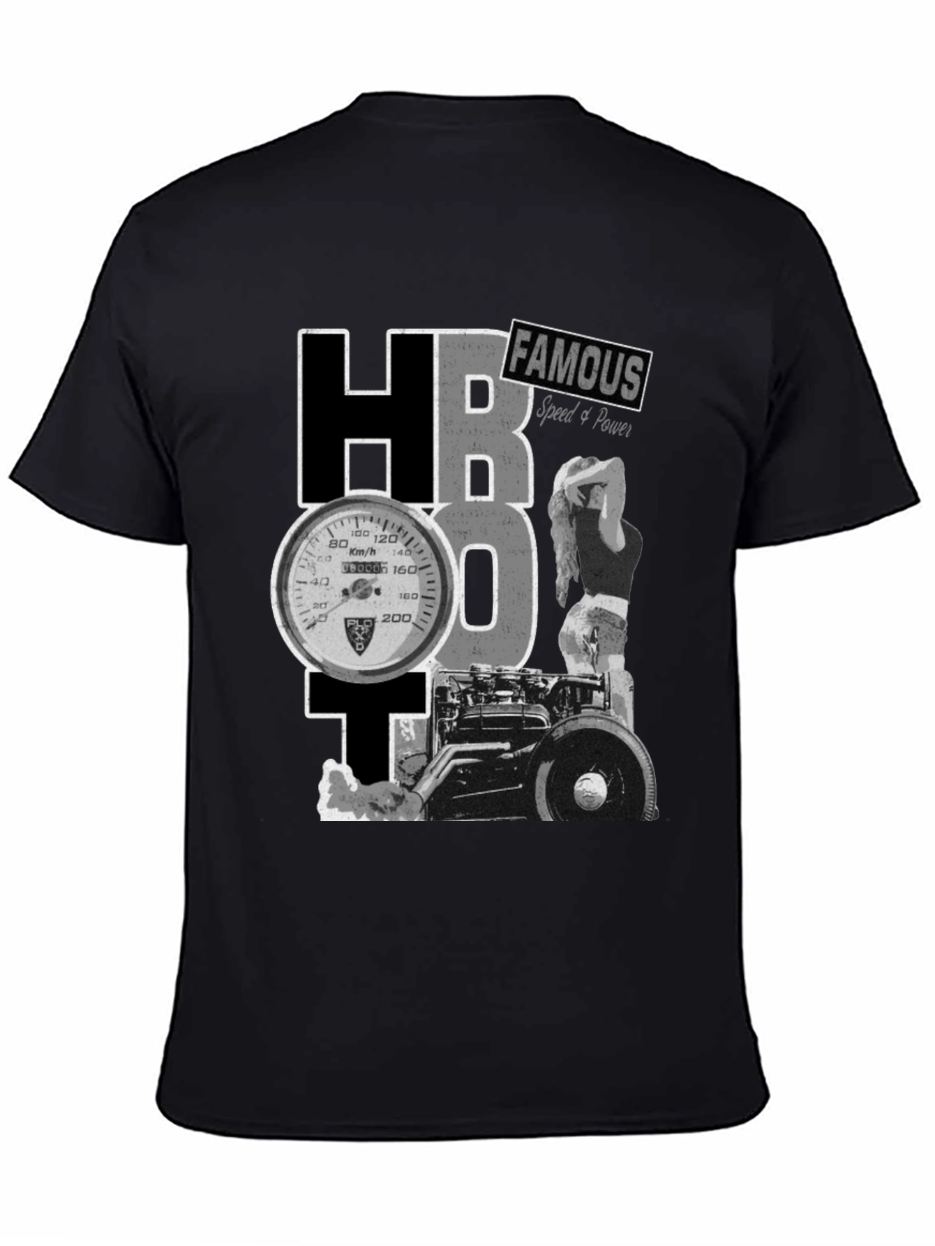 HBOT Speed & Power Graphic T-Shirt