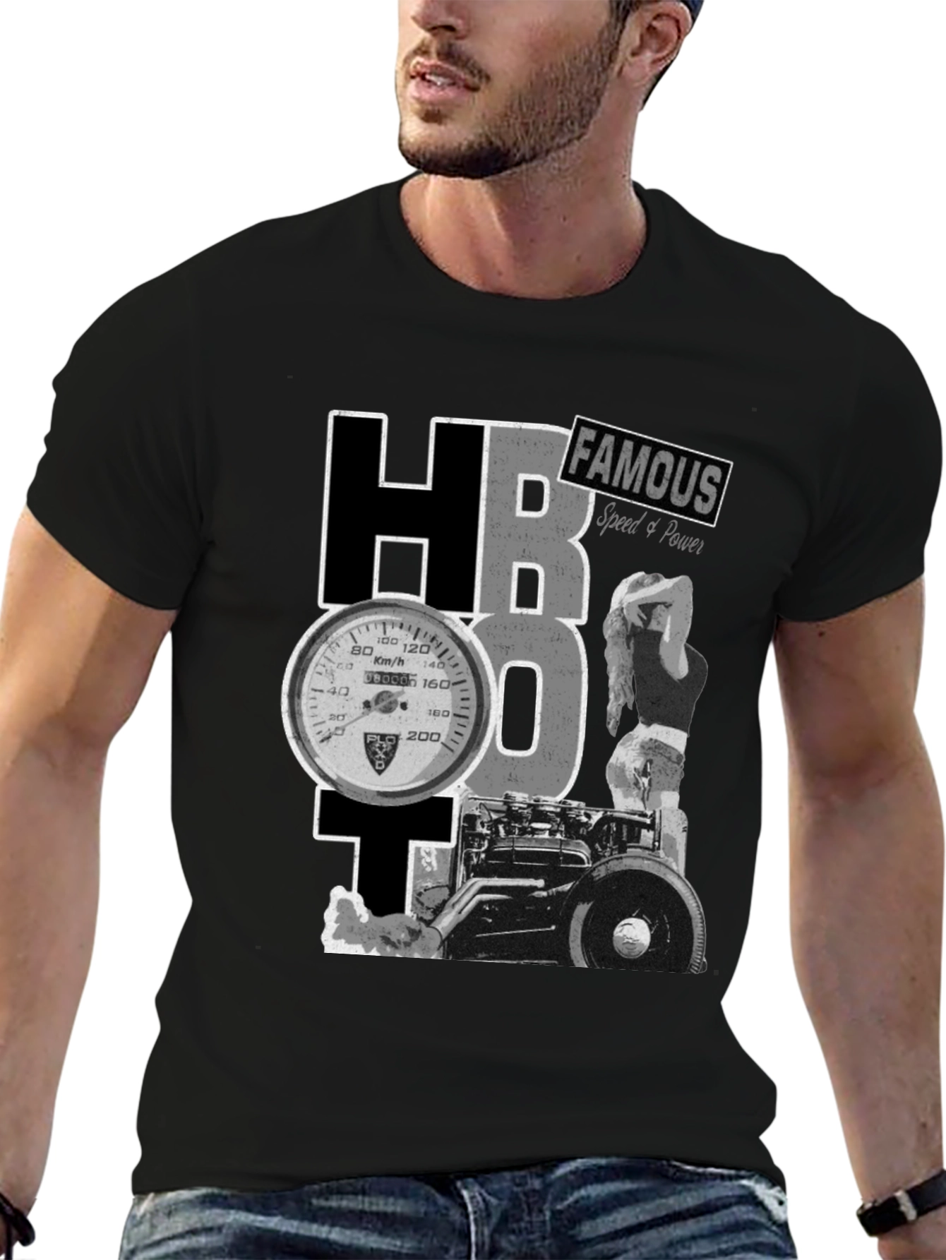 HBOT Speed & Power Graphic T-Shirt