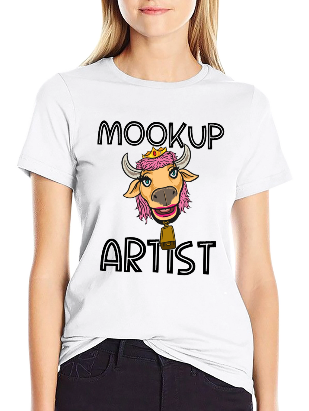 Moocup Artist Graphic Tee - Black