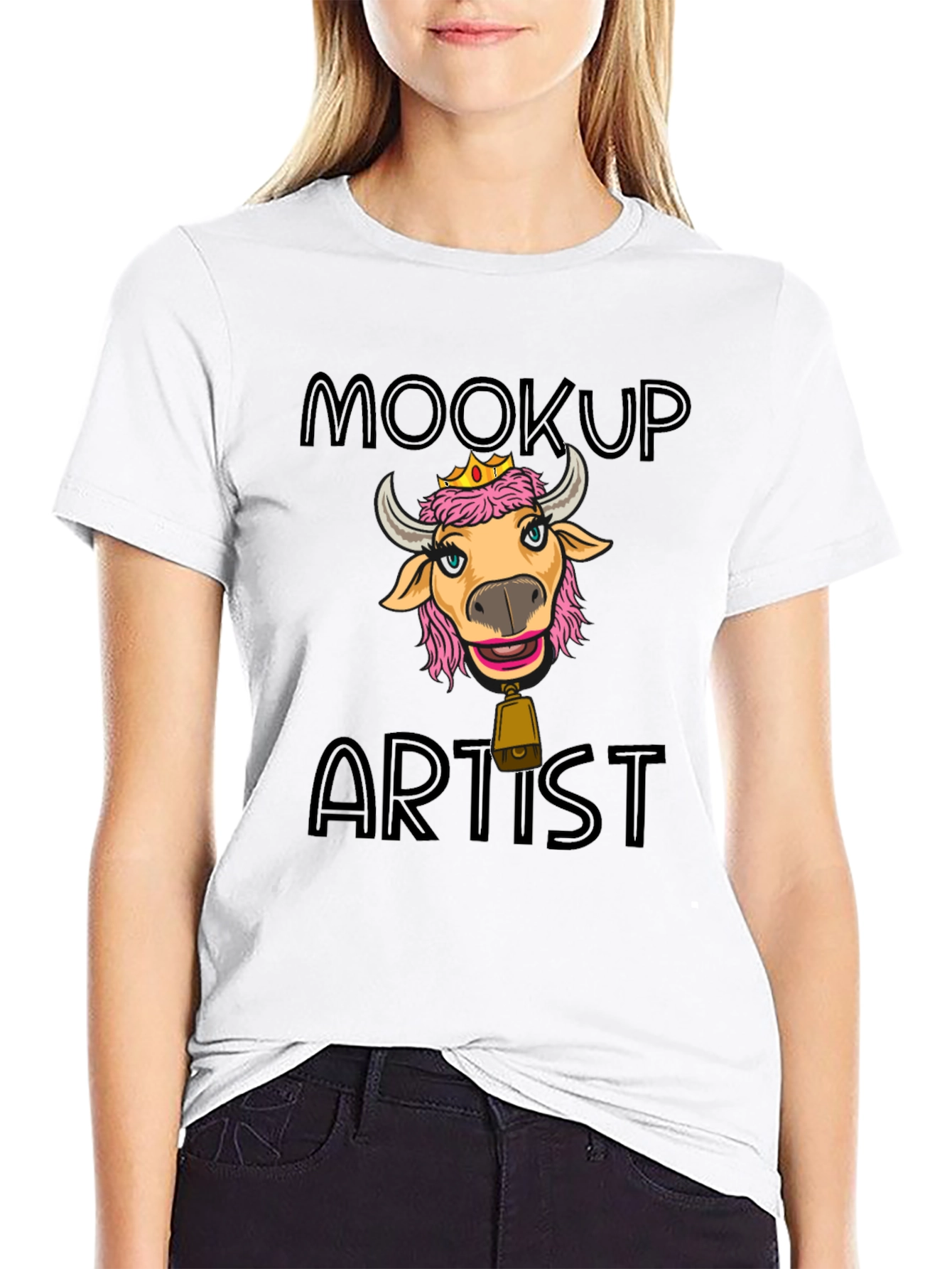 Moocup Artist Graphic Tee - Black