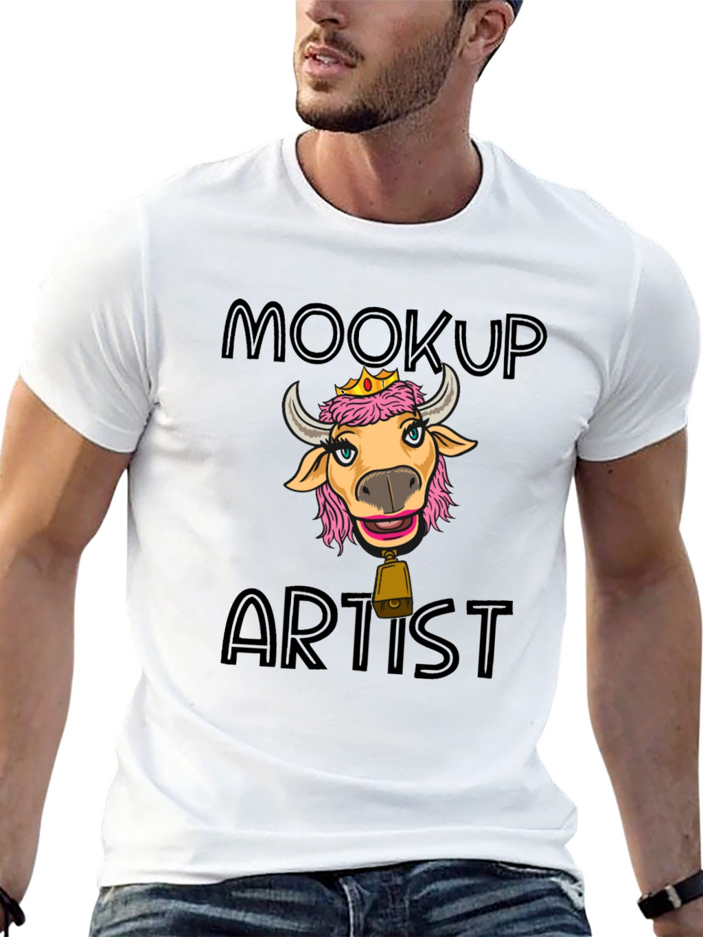 Moocup Artist Graphic Tee - Black