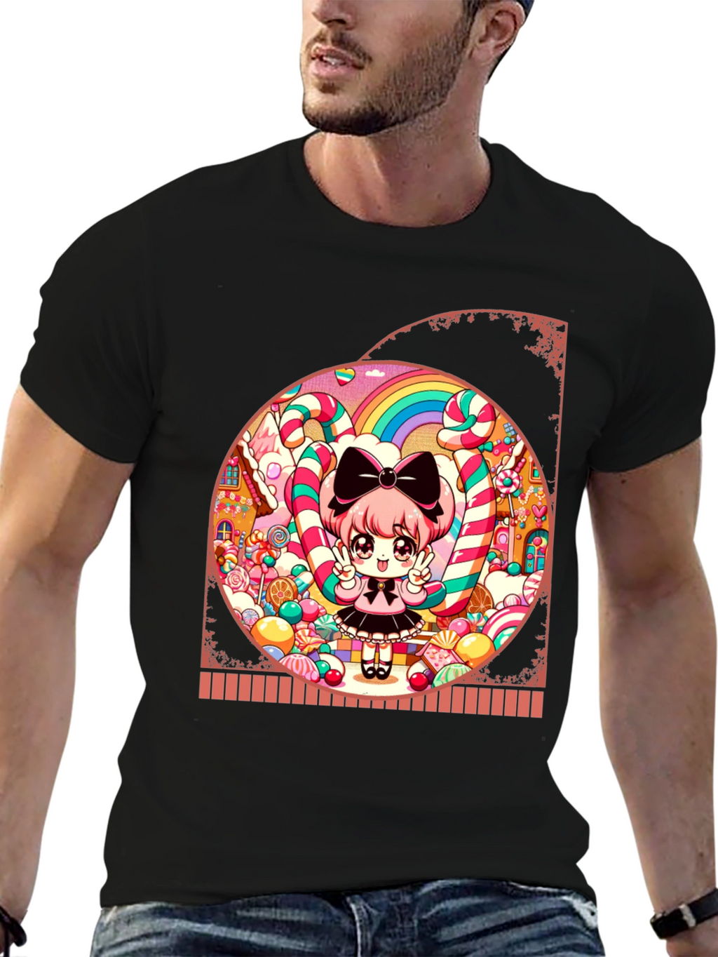Kawaii Anime Candy Land T-Shirt