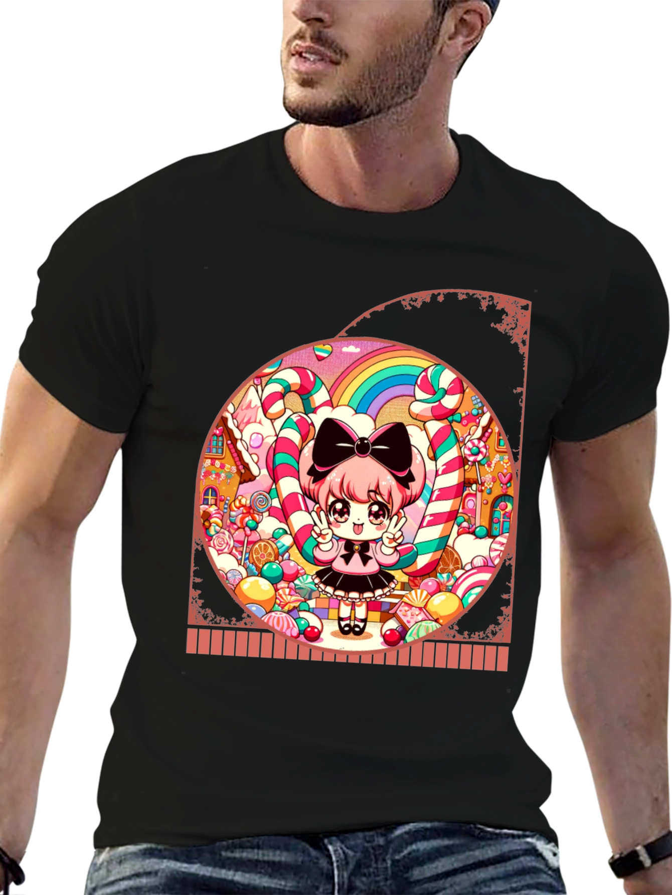 Kawaii Anime Candy Land T-Shirt