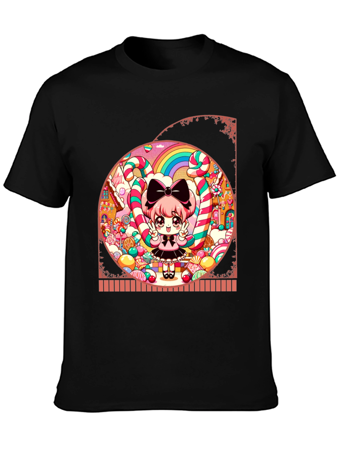 Kawaii Anime Candy Land T-Shirt