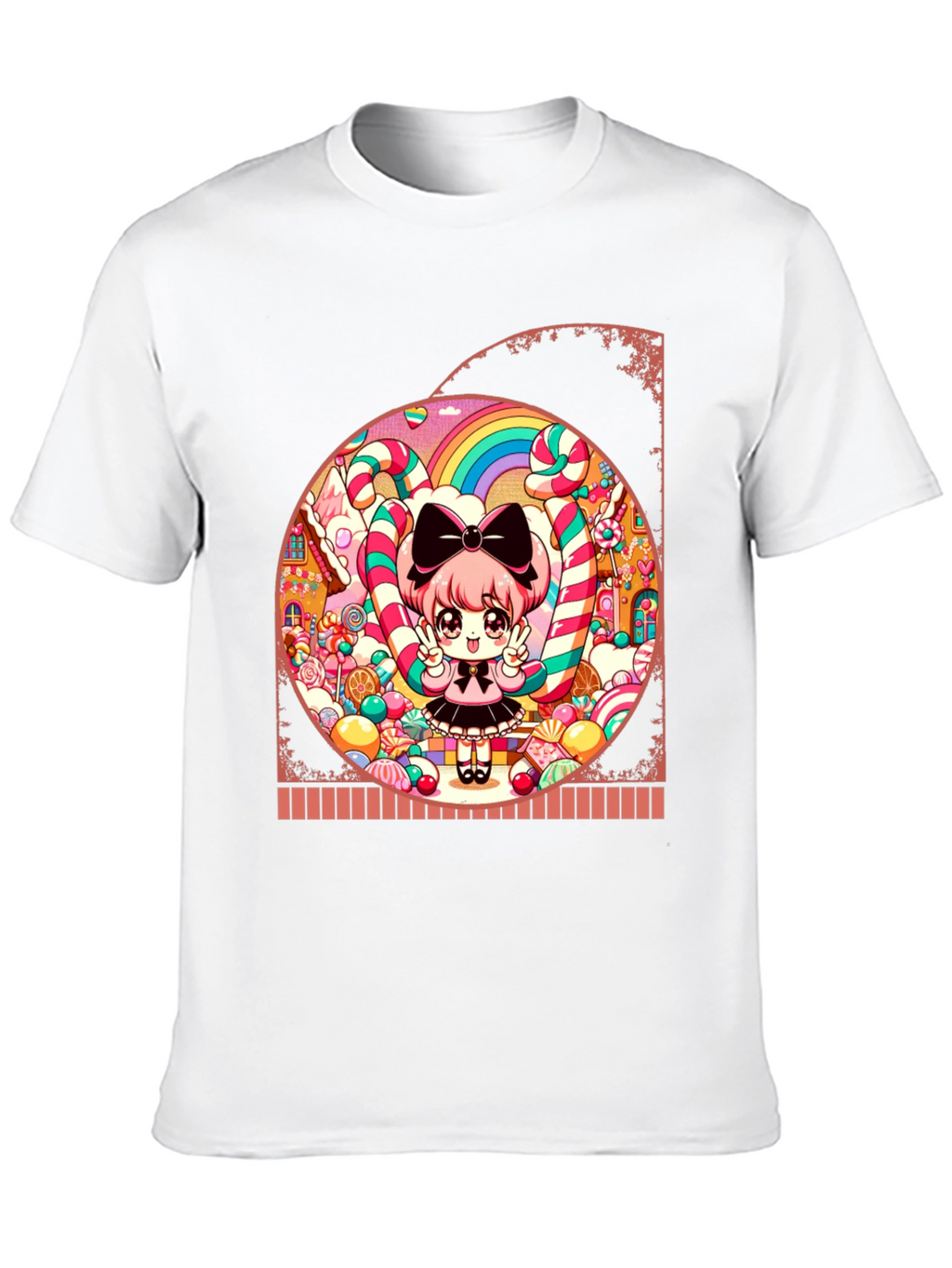 Kawaii Anime Candy Land T-Shirt