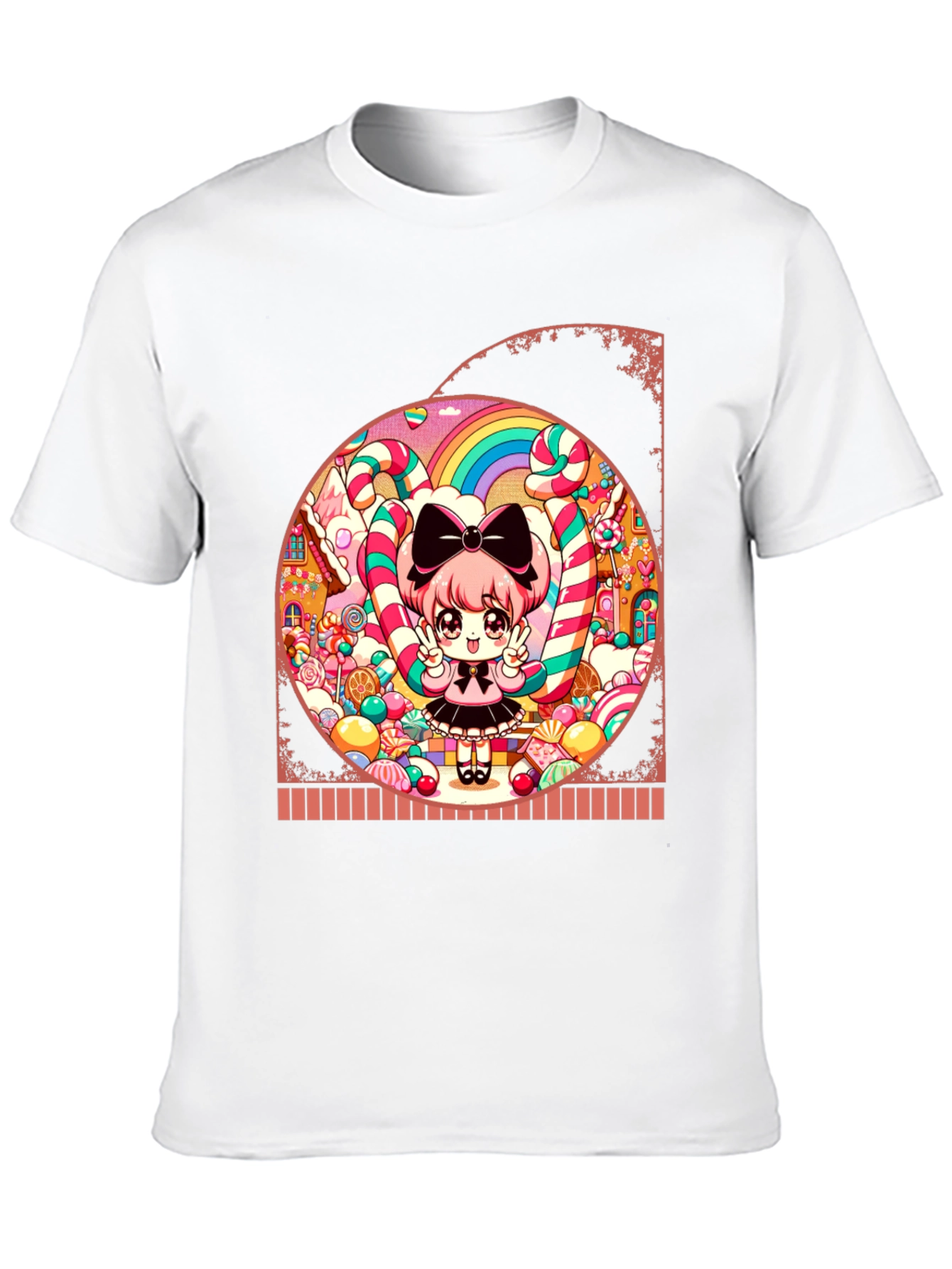 Kawaii Anime Candy Land T-Shirt