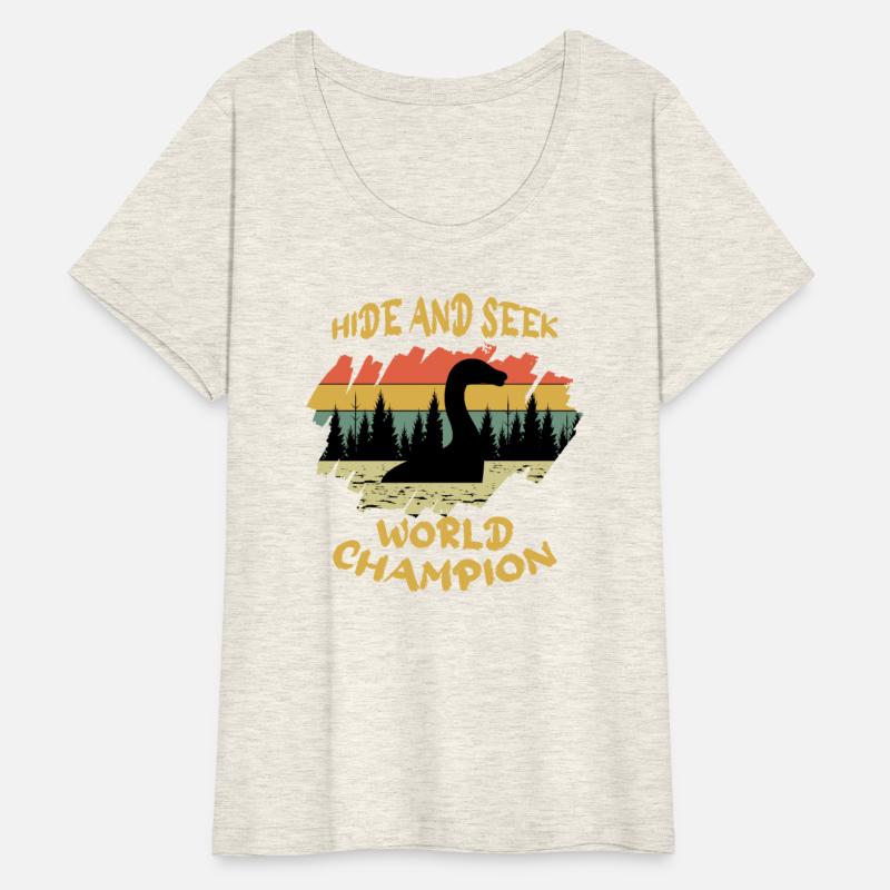Hide Seek Champion Nessie Loch Ness Cryptid Retro