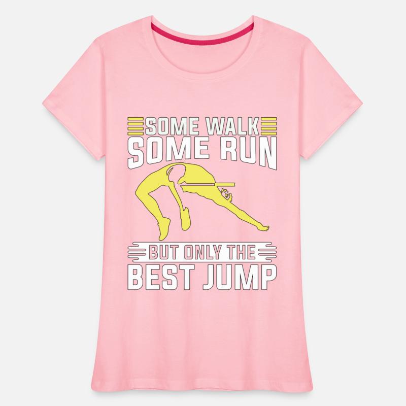 High Jump Some Walk Some Run But Athletics Running
