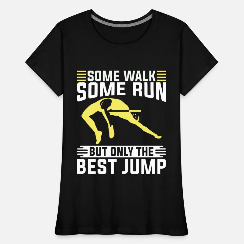 High Jump Some Walk Some Run But Athletics Running