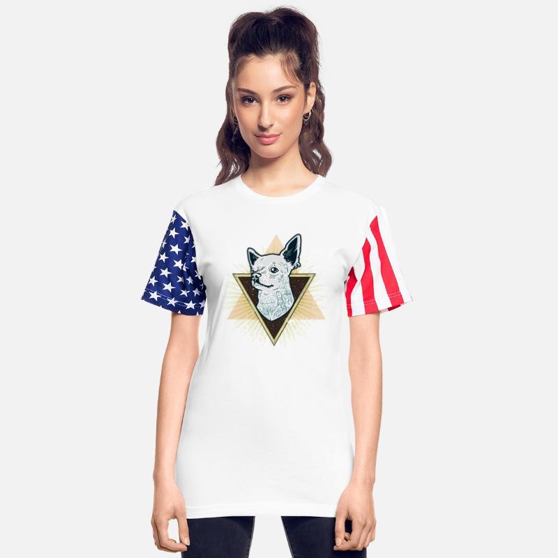 Hipster Chihuahua with Tattoo