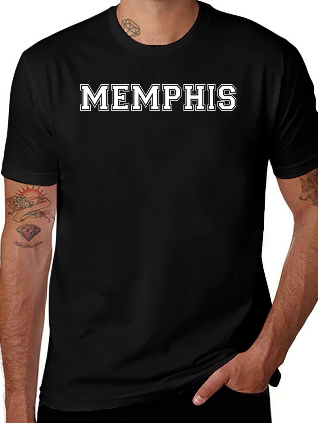 Memphis Graphic Print T-Shirt - Stylish & Comfortable