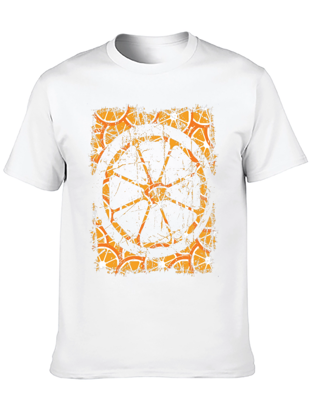 Retro Orange Slice Graphic T-Shirt