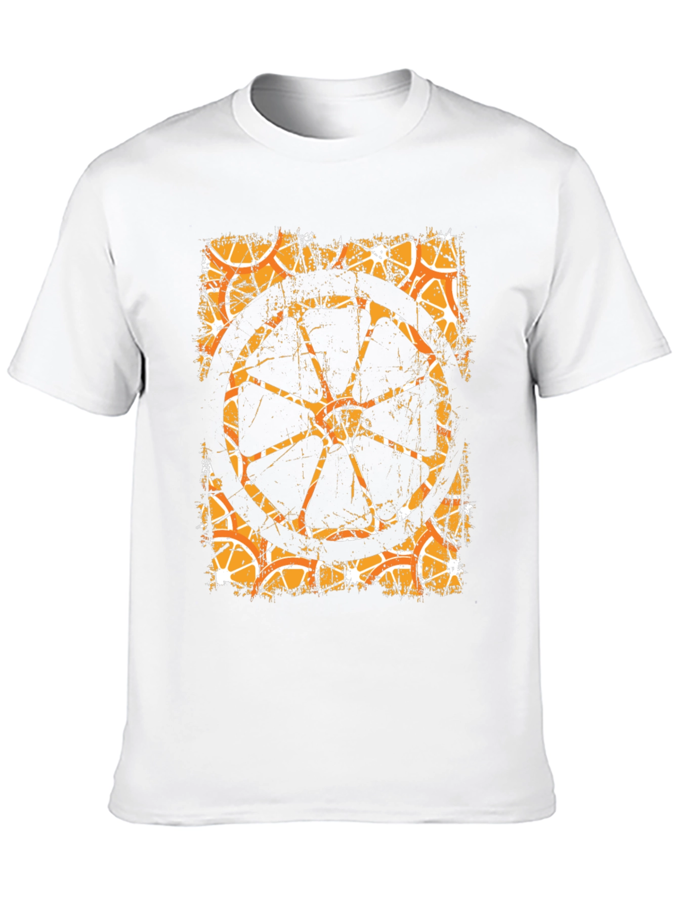 Retro Orange Slice Graphic T-Shirt