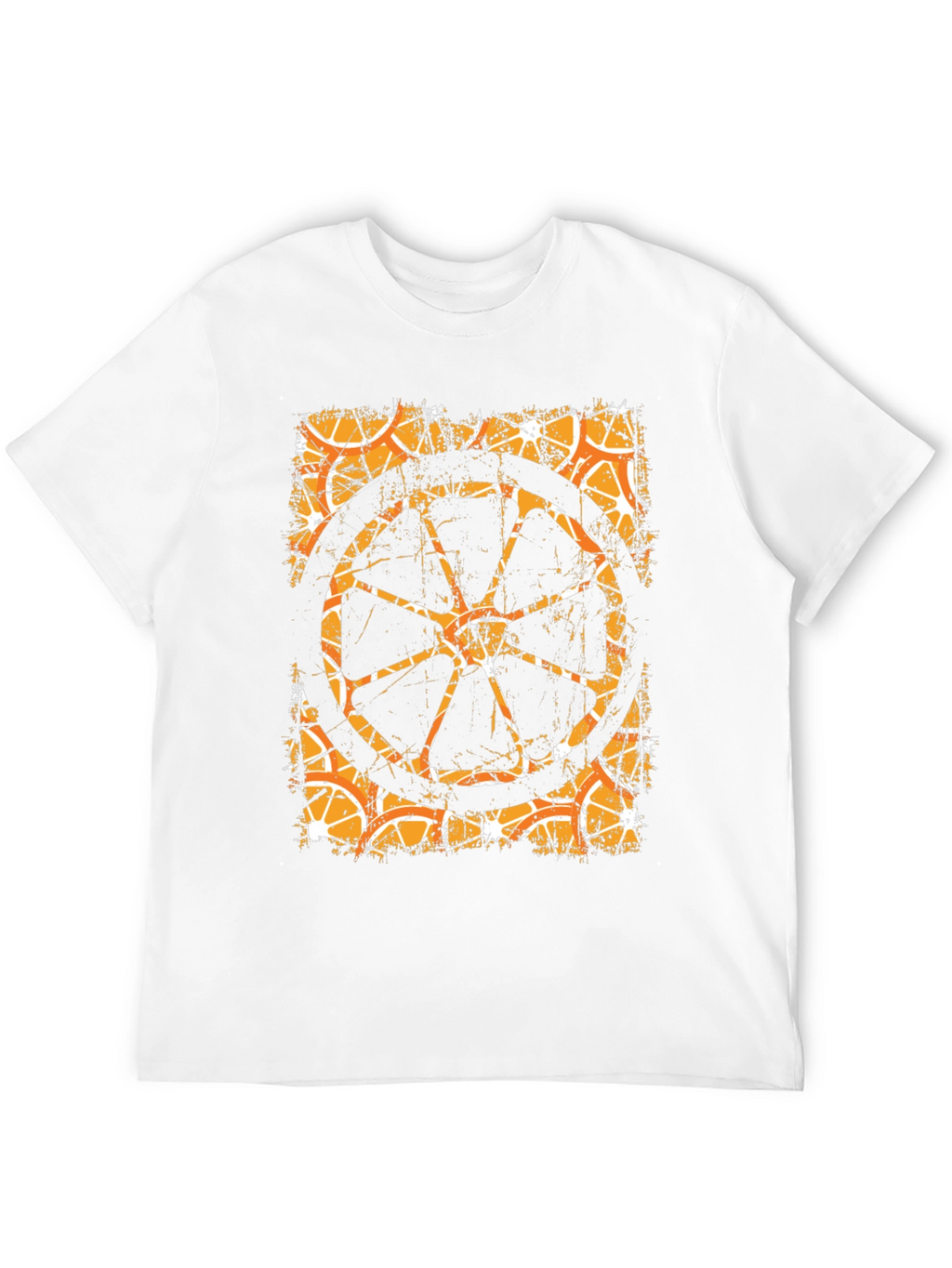 Retro Orange Slice Graphic T-Shirt