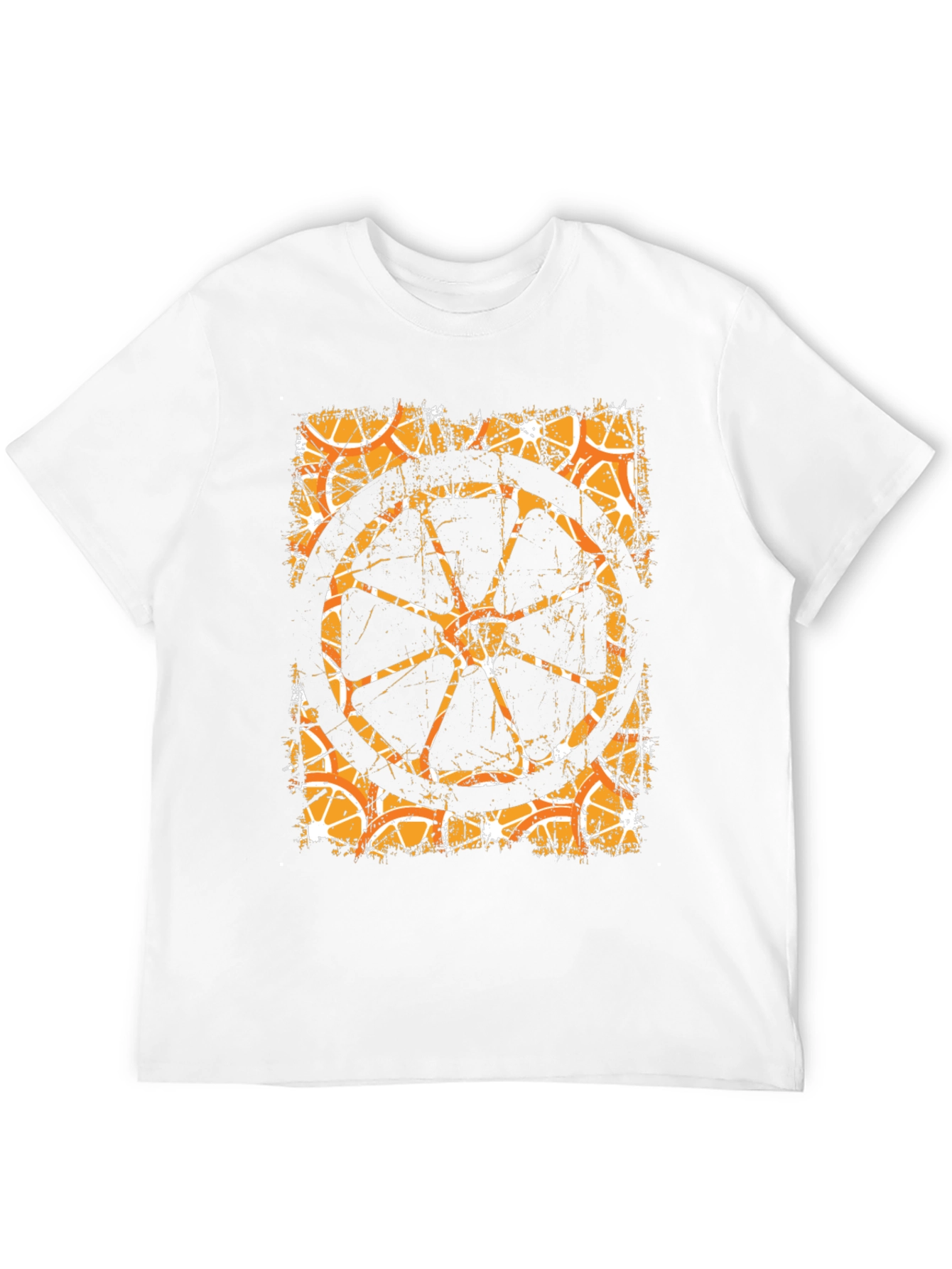 Retro Orange Slice Graphic T-Shirt