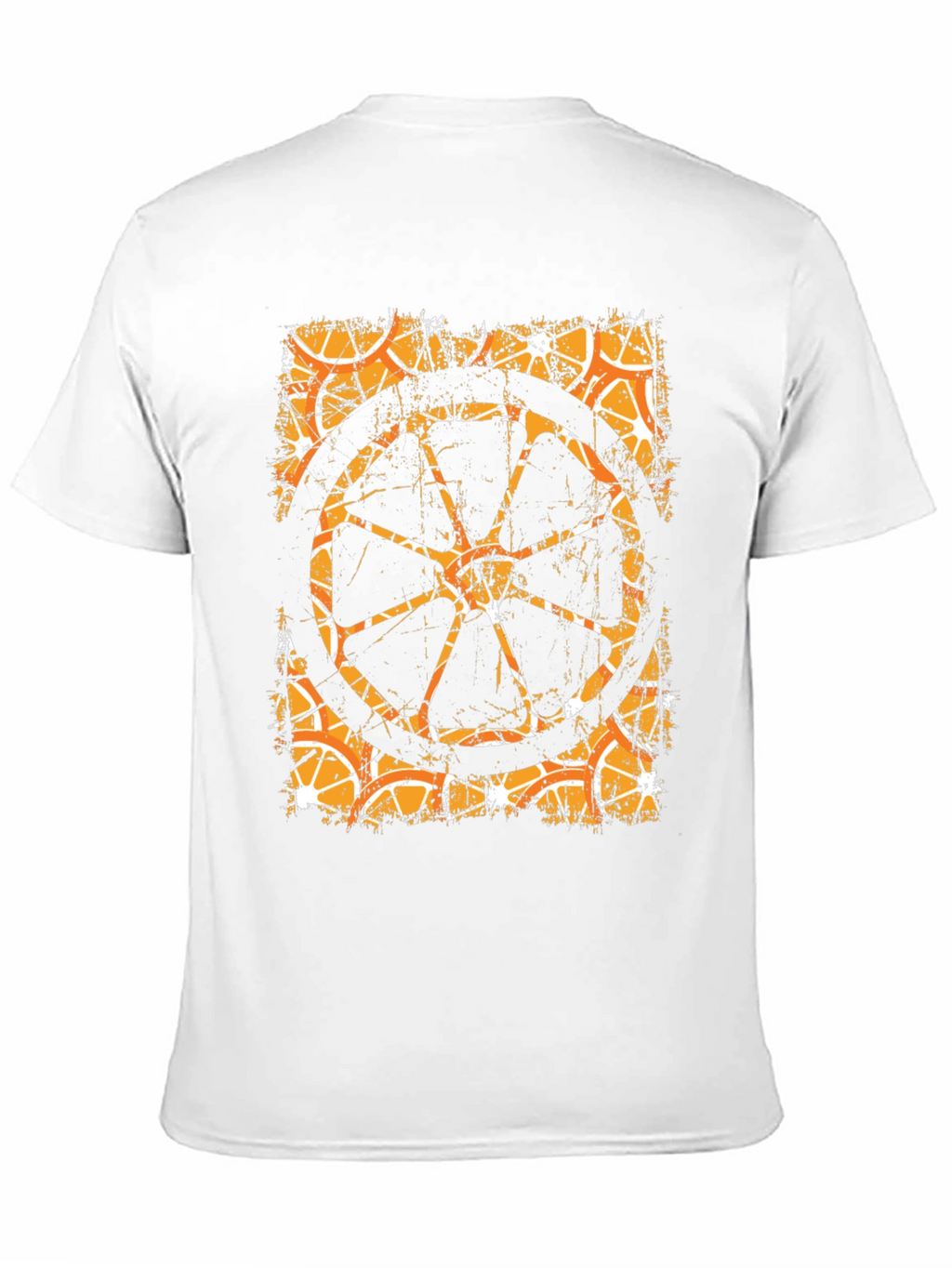 Retro Orange Slice Graphic T-Shirt