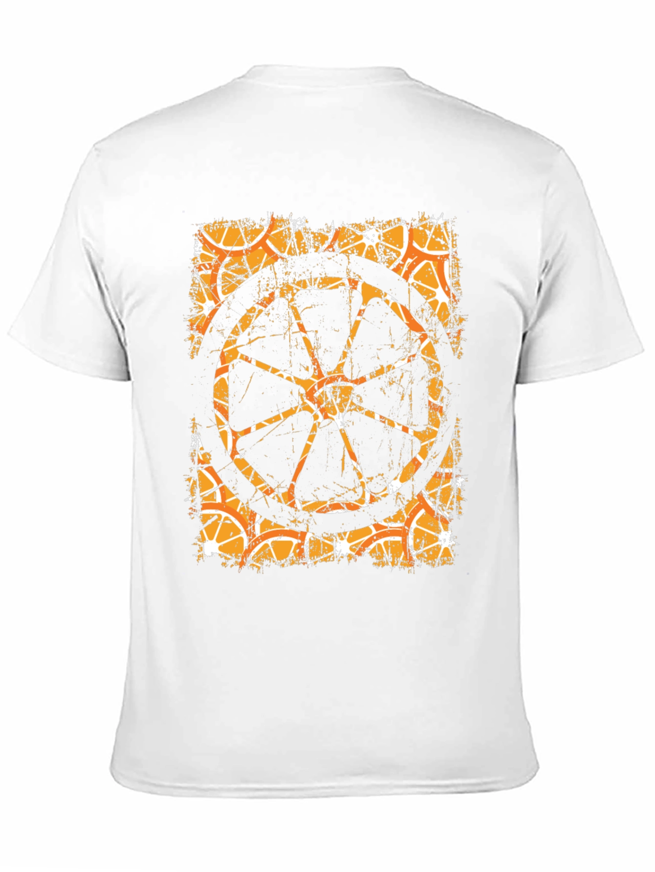 Retro Orange Slice Graphic T-Shirt