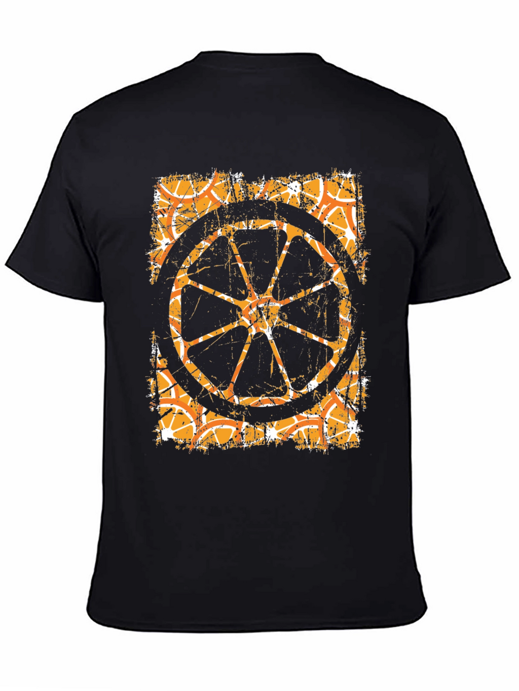Retro Orange Slice Graphic T-Shirt