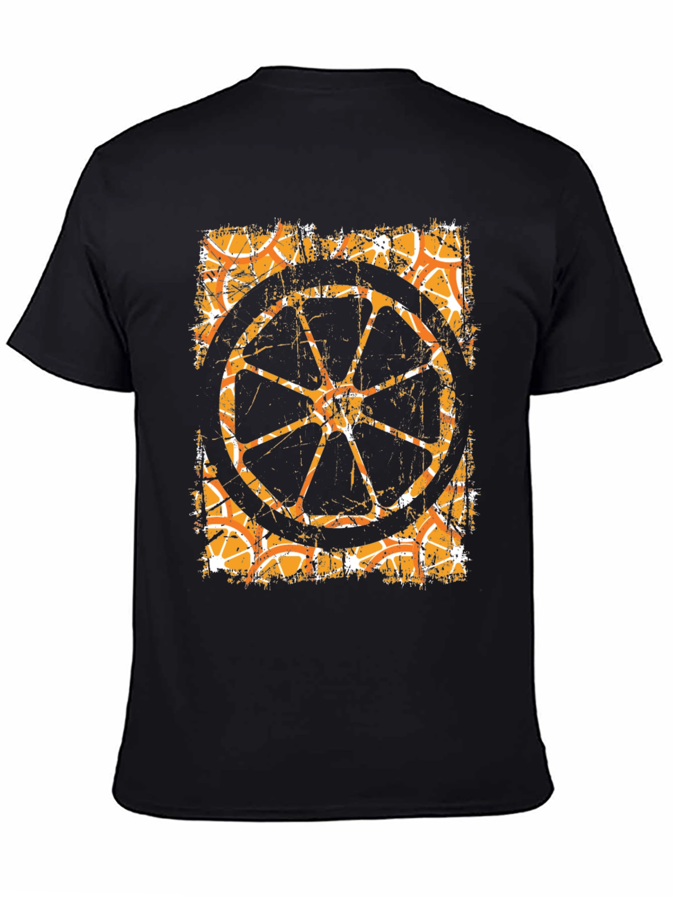 Retro Orange Slice Graphic T-Shirt