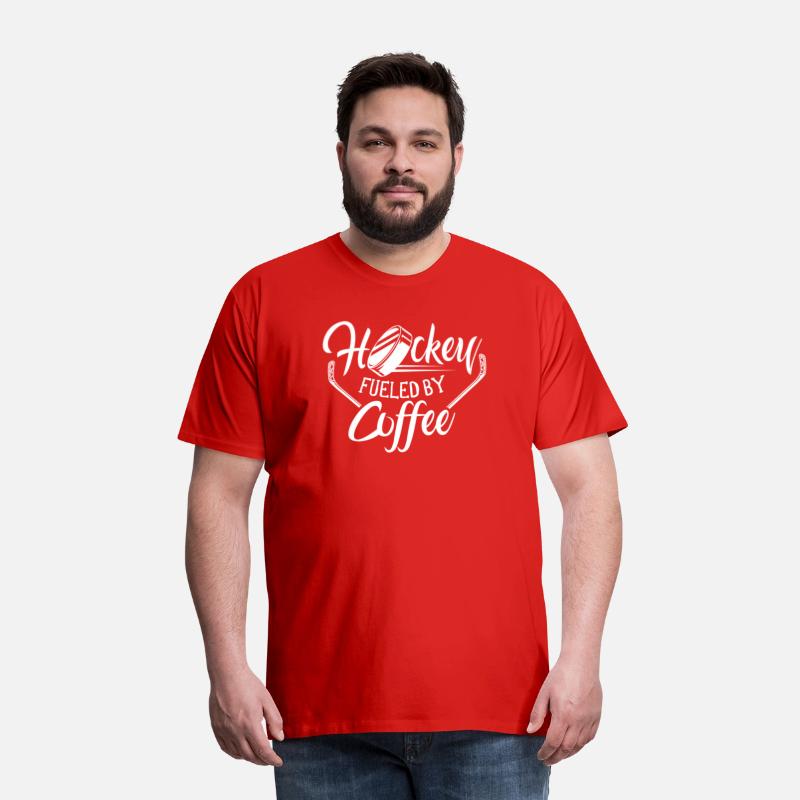 Hockey Fueled By Coffee Goalie Player Game Team