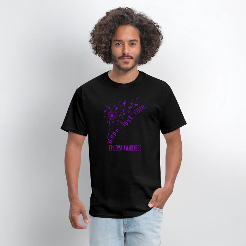 Hope Love Cure Epilepsy Awareness T