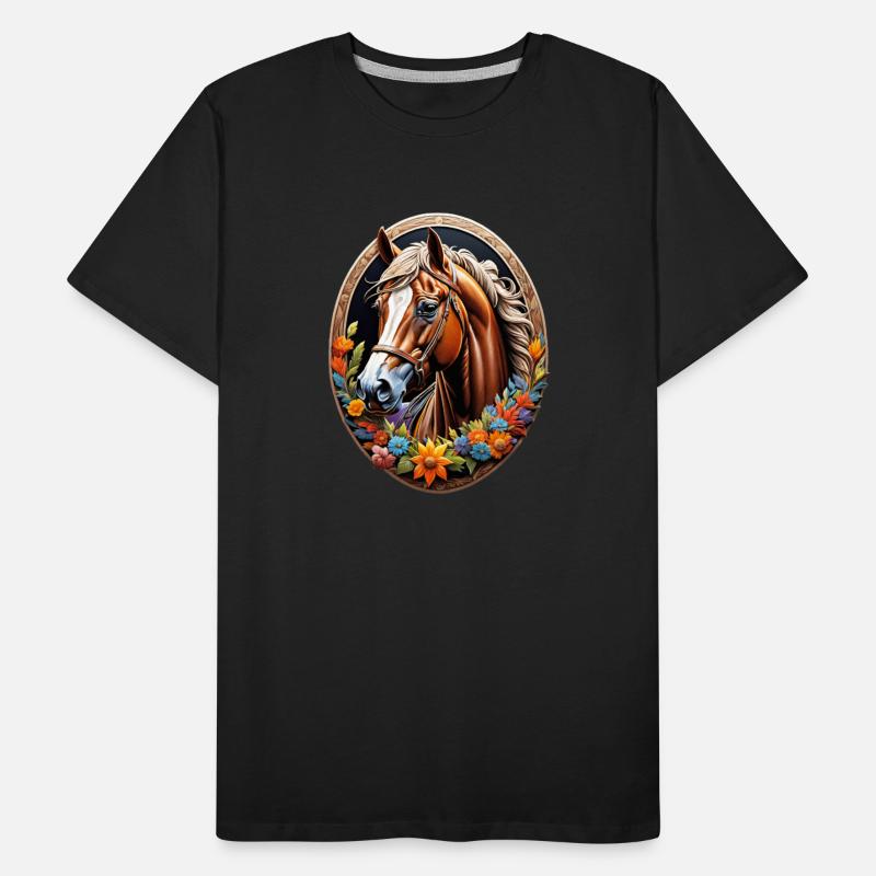 horse in a frame