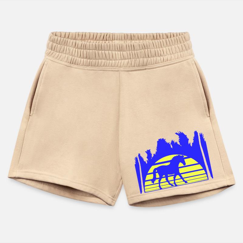 Horse Riding Lines Rider Sun Palm Trees Silhouette