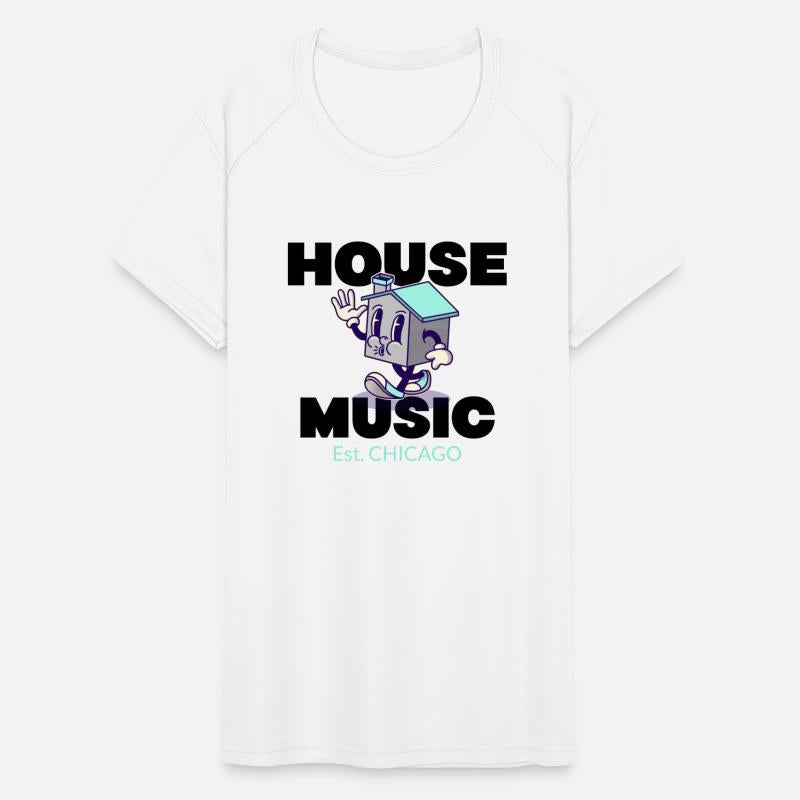 HOUSE MUSIC - Retro Mascot Est. Chi. (Black)