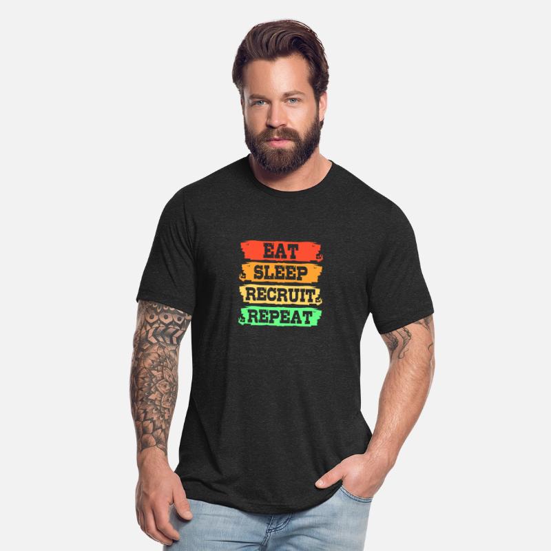 HR Manager Human Resource Eat Sleep Recruit Repeat