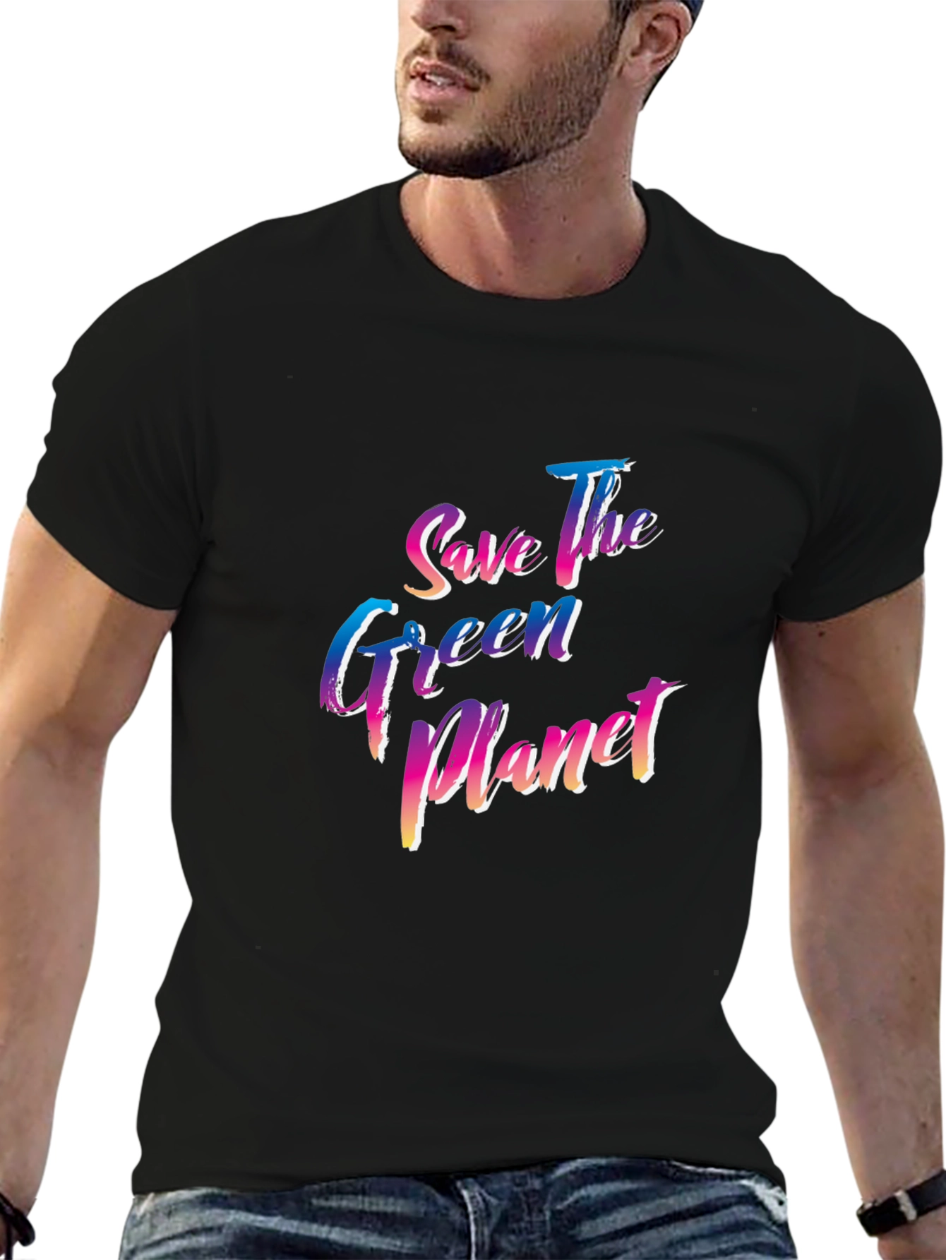 Save the Green Planet Graphic Tee - Eco Friendly T-Shirt