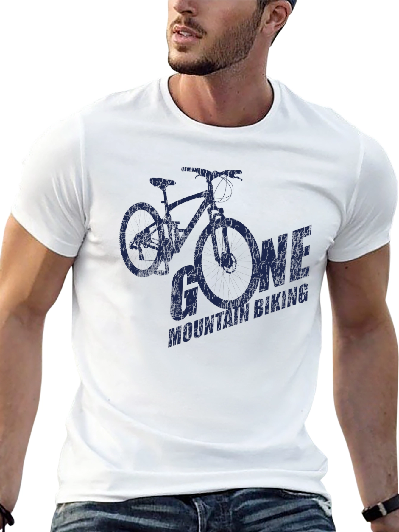 Gone Mountain Biking Graphic Tee