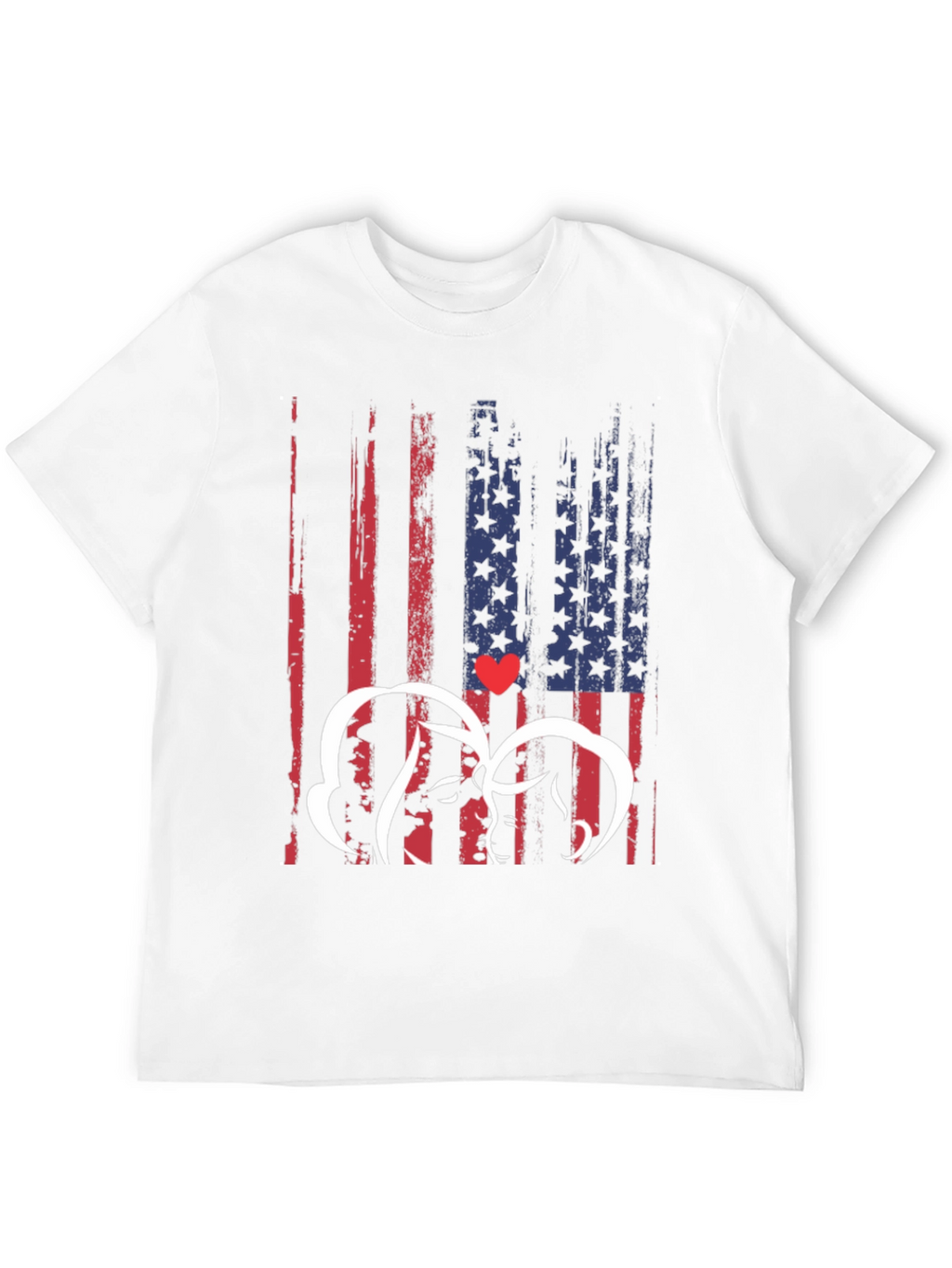 Patriotic Family T-Shirt - USA Flag Love
