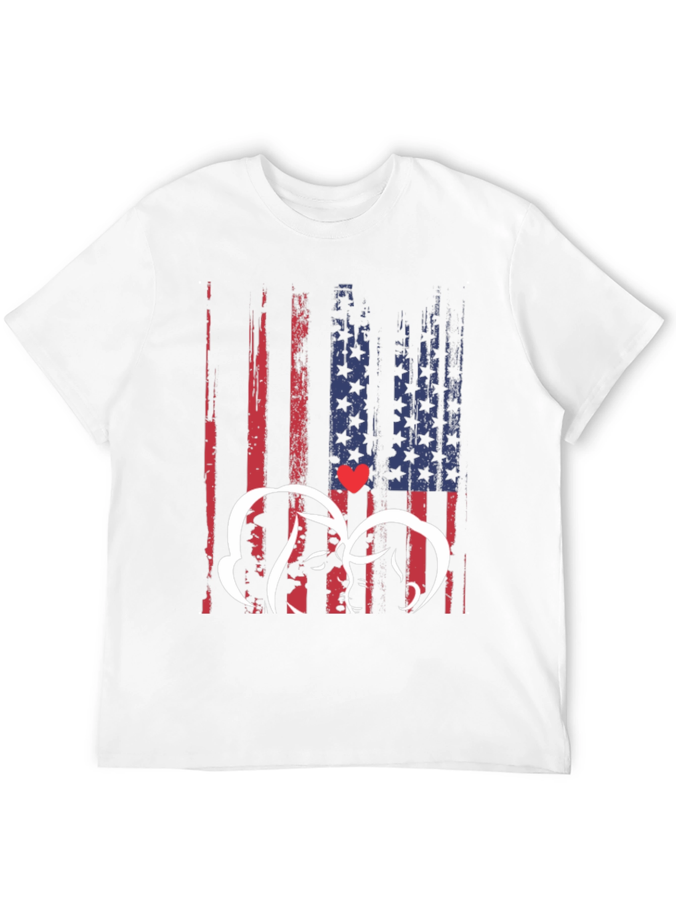 Patriotic Family T-Shirt - USA Flag Love