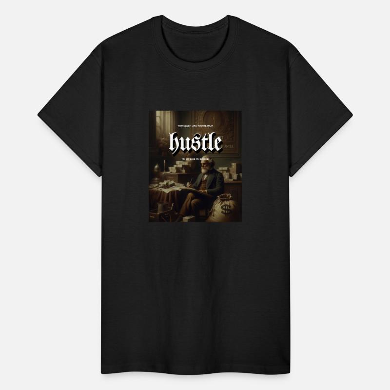 Hustle Wealthy Old Man on Classic Painting Men