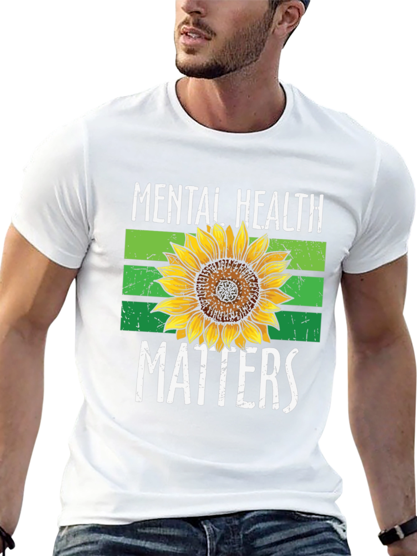 Mental Health Matters Sunflower T-Shirt
