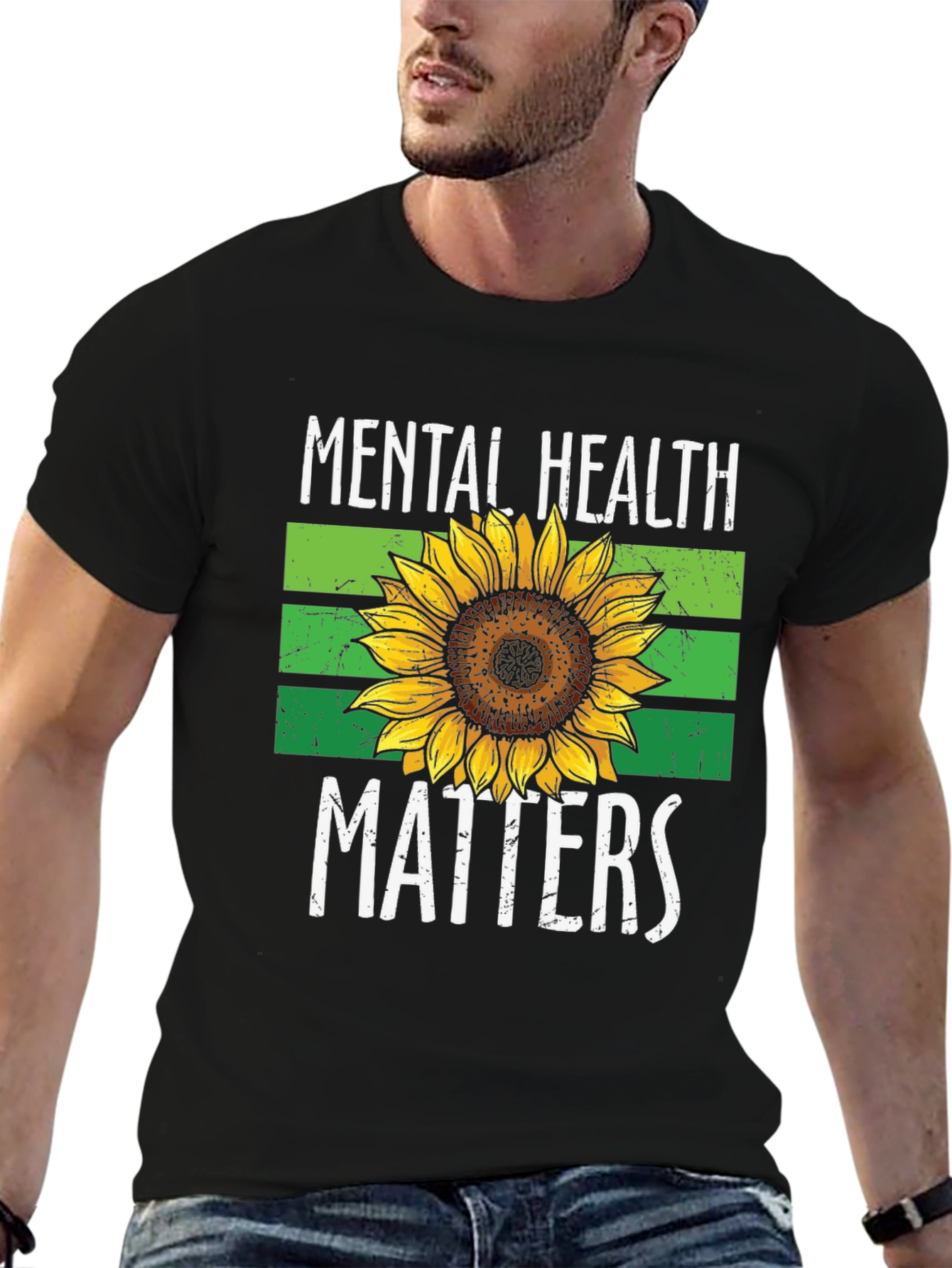 Mental Health Matters Sunflower T-Shirt