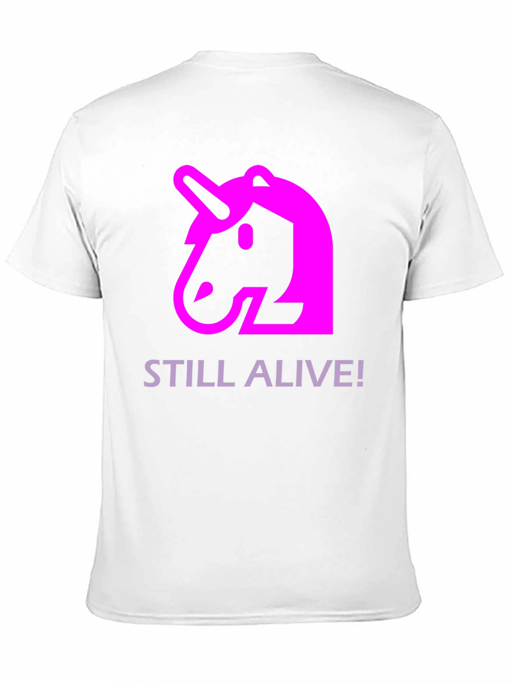 Unicorn Still Alive! Graphic Black T-Shirt