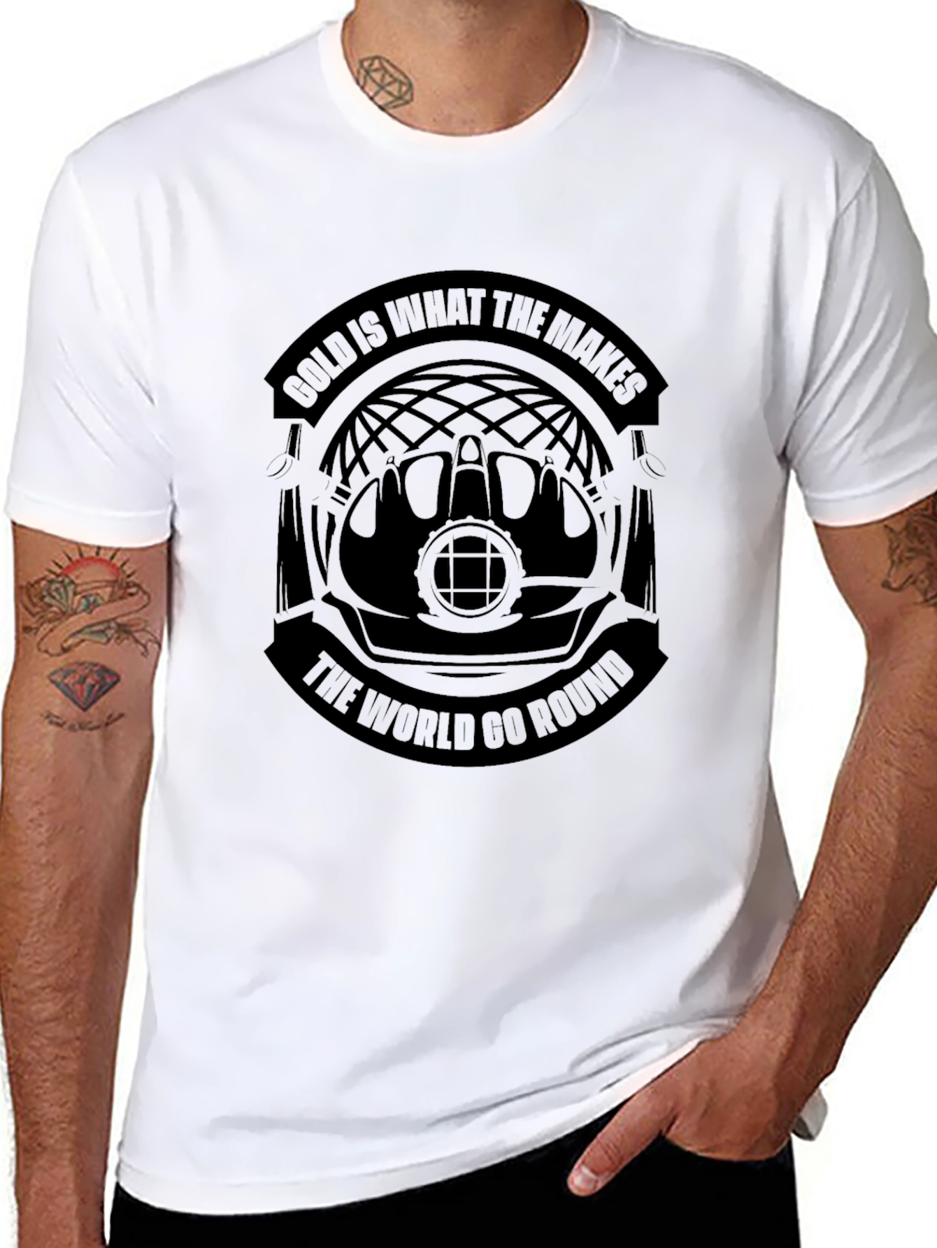 Gold Makes The World Go Round Graphic Tee