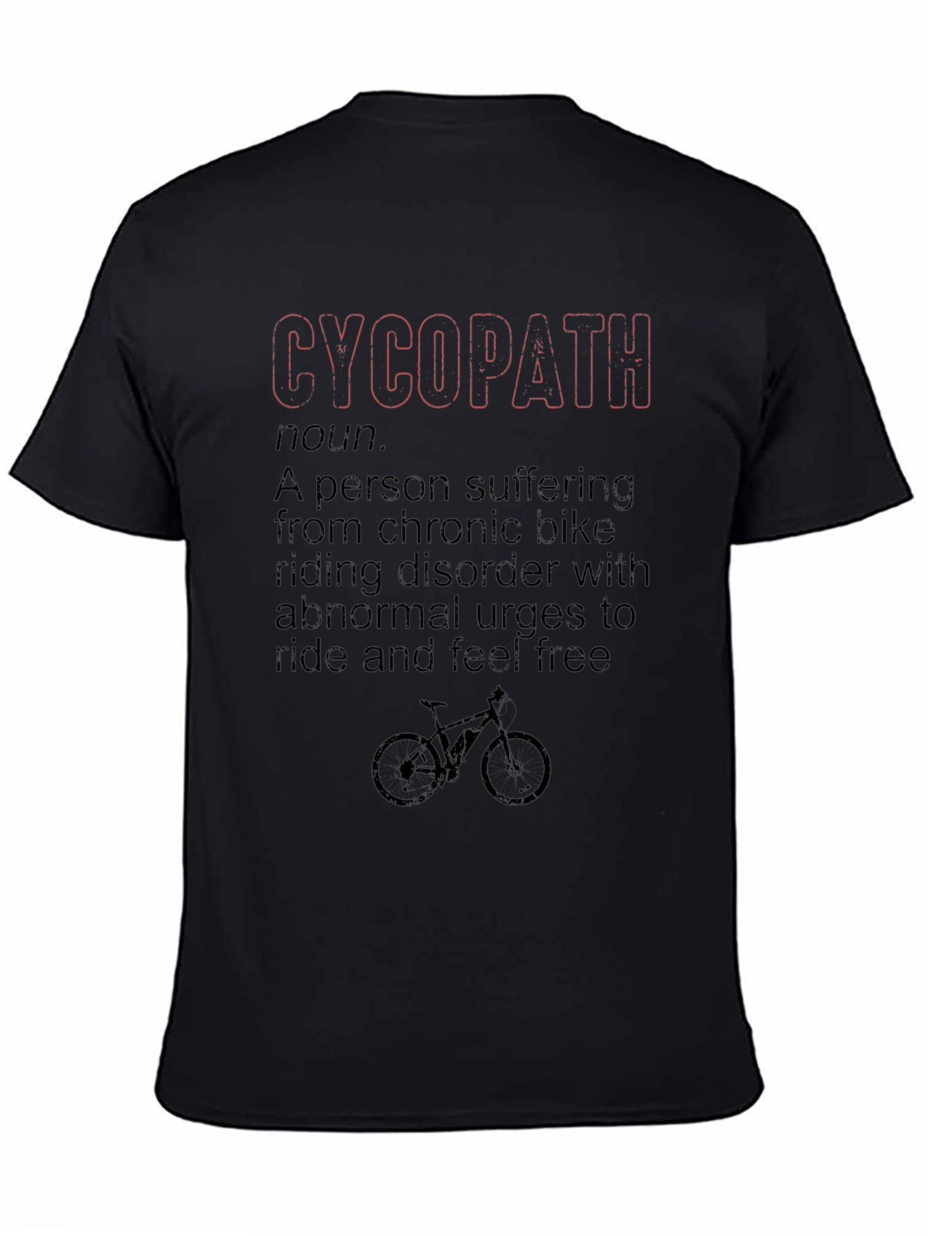 Funny Cycopath Bike Lover T-Shirt