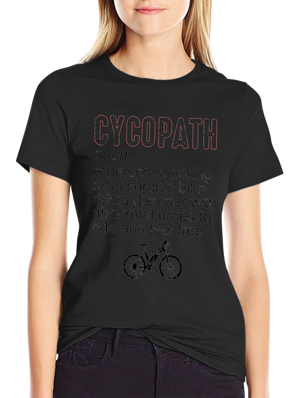 Funny Cycopath Bike Lover T-Shirt