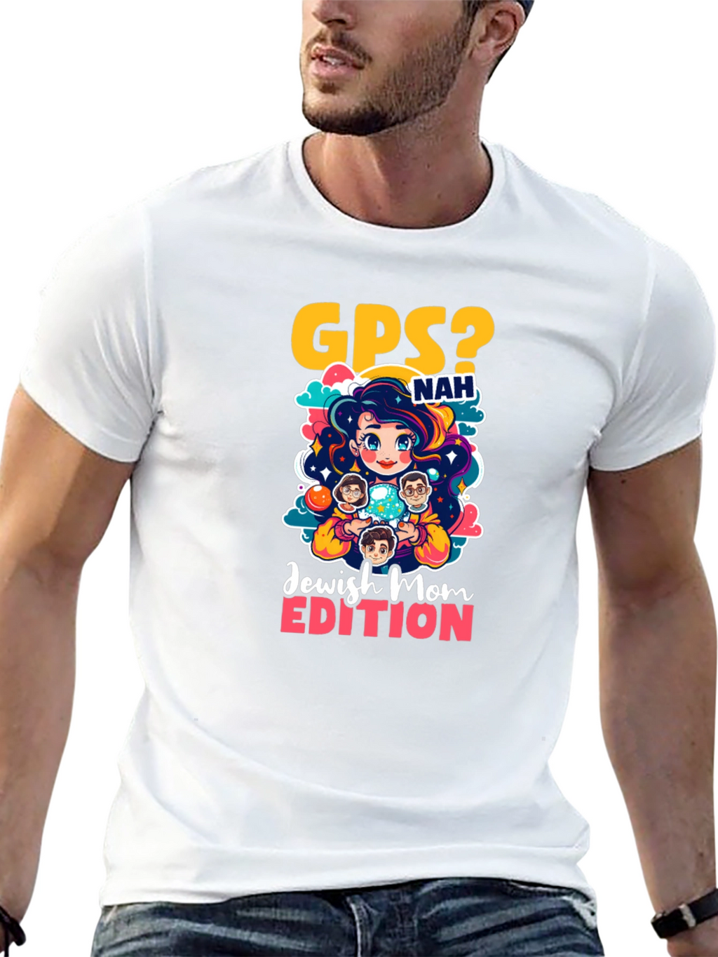 GPS? Nah Jewish Mom Edition T-Shirt
