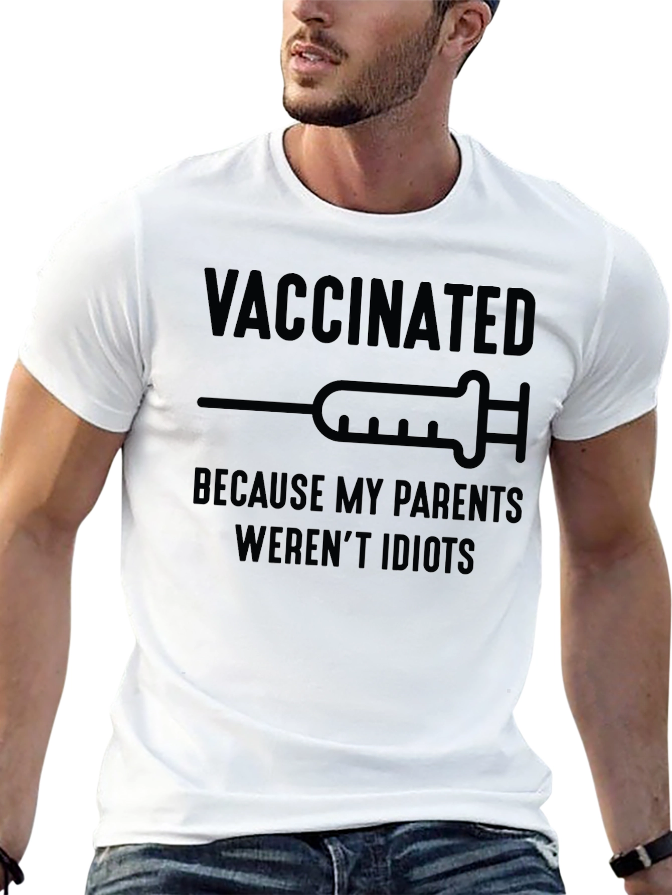 Vaccinated Sarcastic Graphic Tee