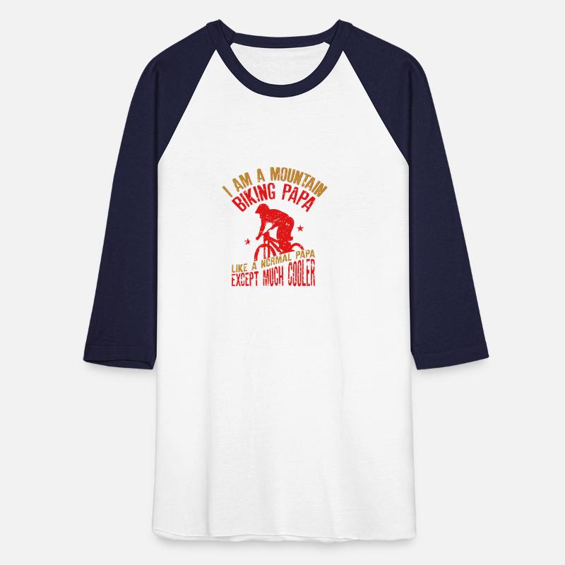 I Am A Mountain Biking Papa Funny Gift for