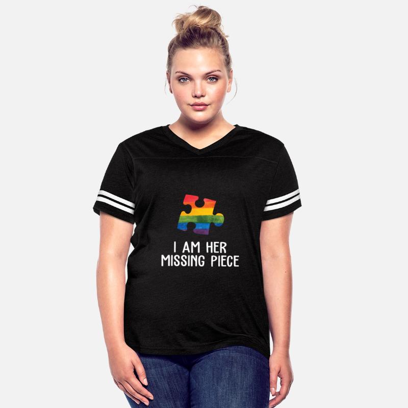 I Am Her Missing Piece LGBT Matching Couple
