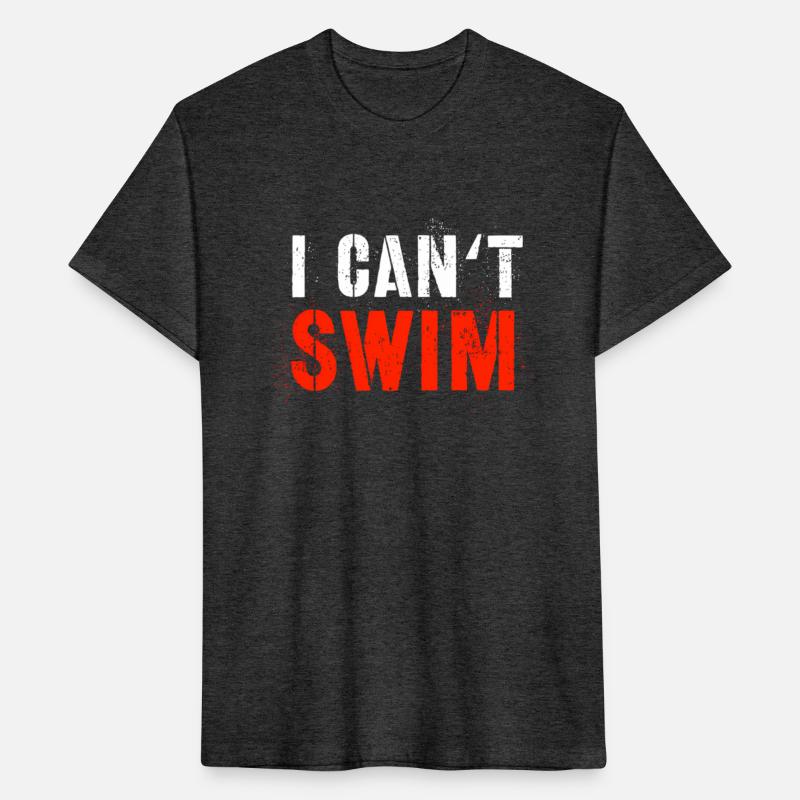 I Can't Swim - Humorous Swimmer Body Workout Exerc