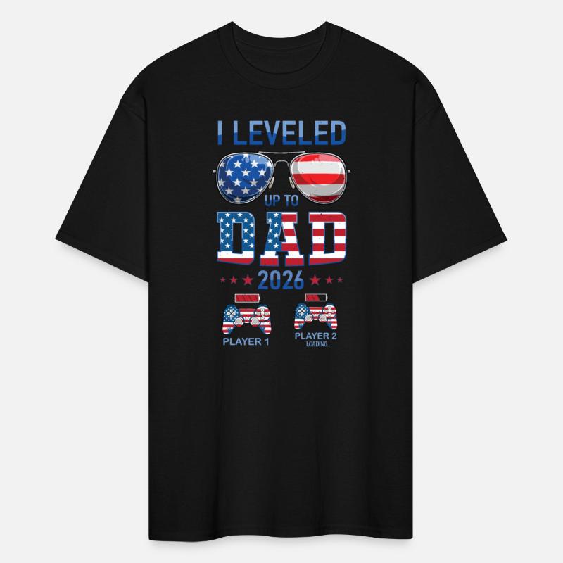 I Leveled Up To Dad 2026 Fathers Days 4th of july